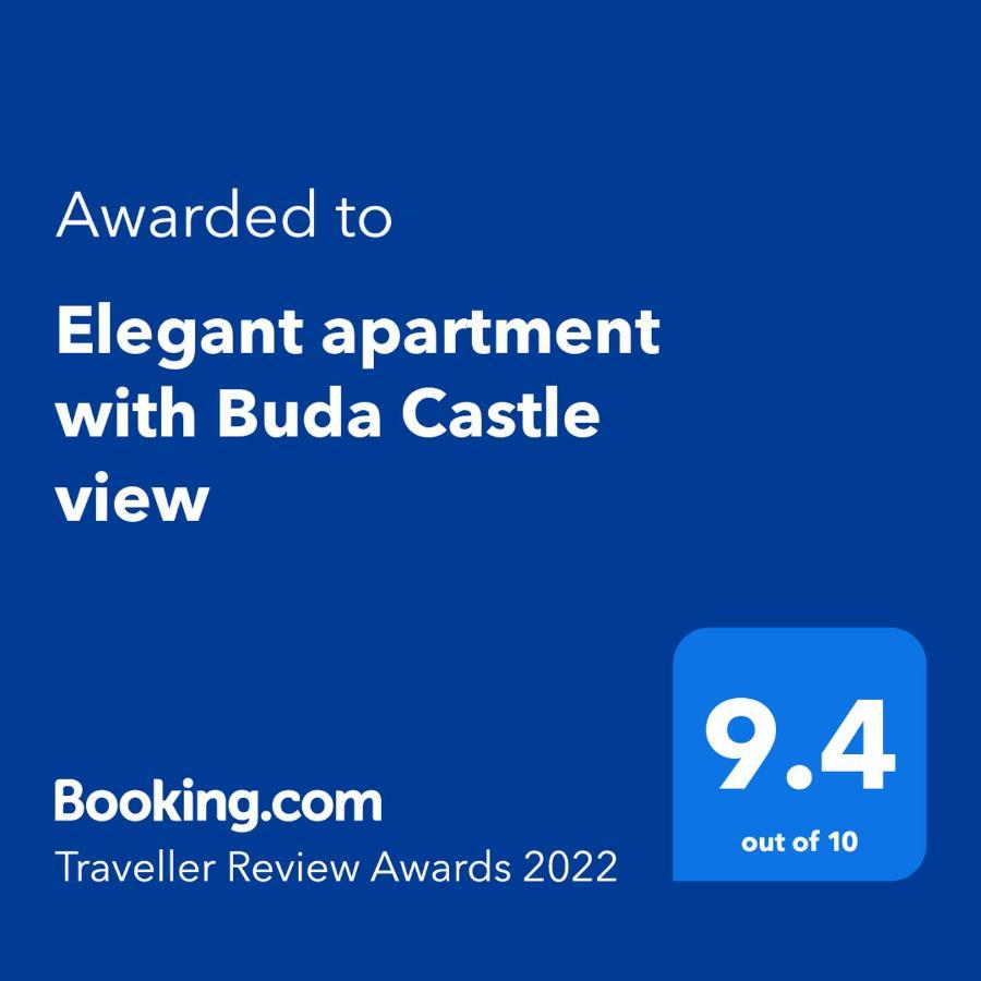 Elegant Apartment With Buda Castle View Budapest Eksteriør bilde